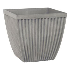 Bellan Durable Crack Resistant Fiberglass Magnet Planter Grey